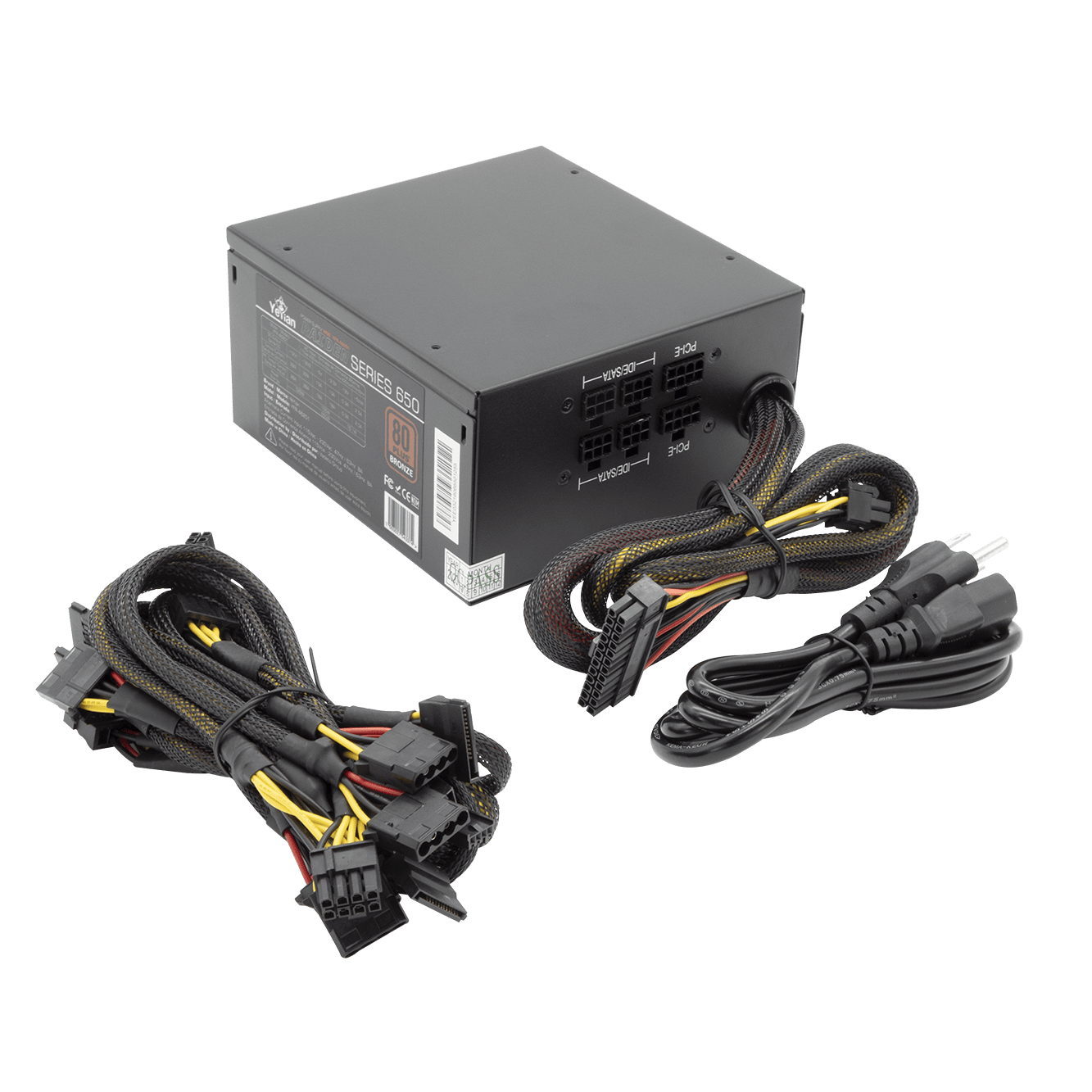 Yeyian Power Supply RGB Raiden 650w - SKU YFR-46201