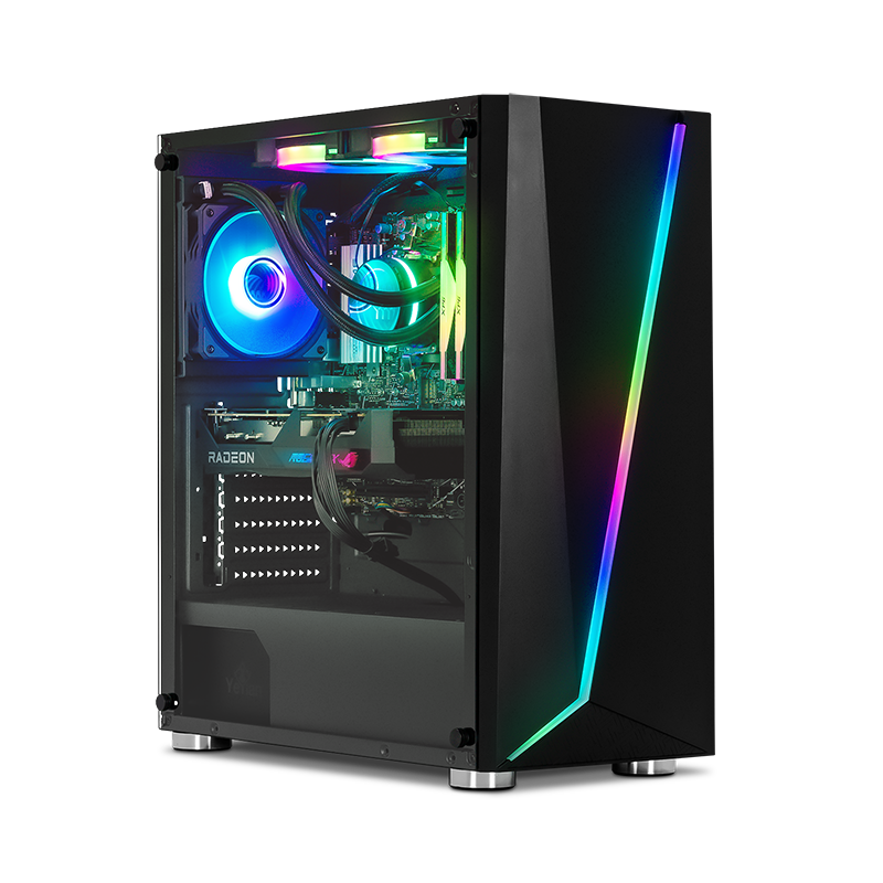 Yeyian Gaming PC Kunai 7600B-6651U - Ryzen 5 7600 - 16DDR 5 - RX 6650XT - SKU YPA-KU7600B-6651U