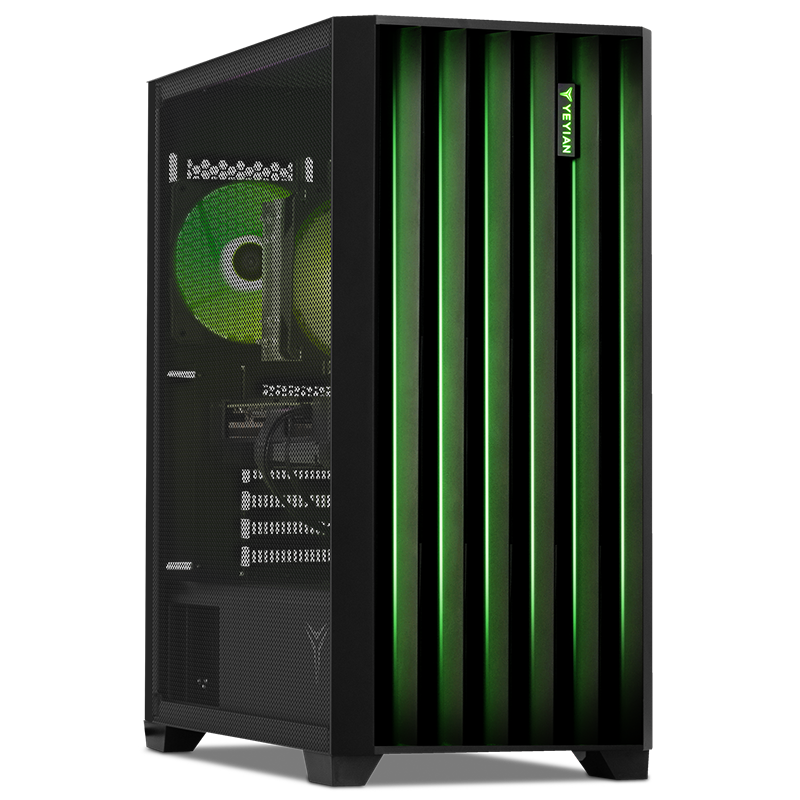 Yeyian Gaming PC Phoenix Mesh 87F0C-5701U - AMD Ryzen 7 8700F - 32GB DDR5 - RTX 5070 - SKU: YPA-PM87F0C-5701U