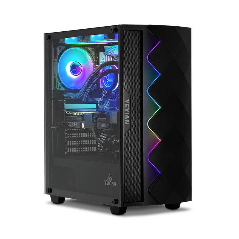 Yeyian Gaming PC Shoge 560XB-46T1U - Ryzen 5 5600X - 16GB DDR4 - RTX 4060 Ti - SKU YPA-SH560XB-46T1U