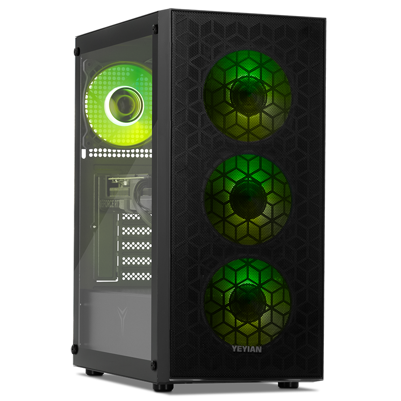 Yeyian Gaming PC Yumi 84F0B-5501U - AMD Ryzen 5 8400F - 16GB DDR5 - RTX 5050 - SKU: YPA-YU84F0B-5501U