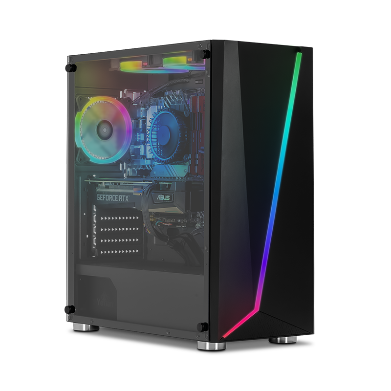 Yeyian Gaming PC Kunai 24F0B-46T1U - Core i5 12400F - 16GB DDR4 - RTX 4060 Ti - SKU YPI-KU24F0B-46T1U