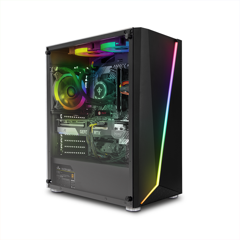 Yeyian Gaming PC Kunai 26KFB-36T1U - Core i5 12600KF - RTX 3060Ti - 16GB DDR4 - SKU: YPI-KU26KFB-36T1U