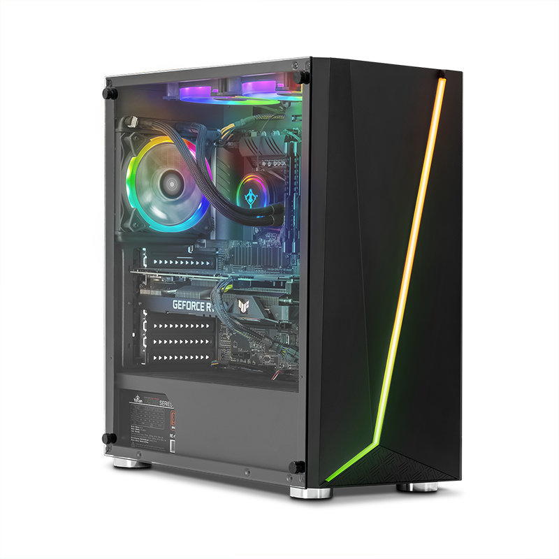 Yeyian Gaming PC Kunai 27F0B-46T1U - Core i7 12700F - 16GB DDR5 - RTX 4060 Ti - SKU YPI-KU27F0B-46T1U