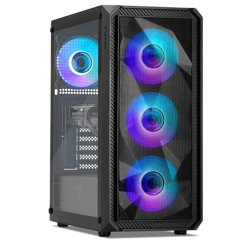 Yeyian Gaming PC Tanto 44F0C-4601U - Core i5 14400F - 32GB DDR5 - RTX 4060 - SKU YPI-TA44F0C-4601U