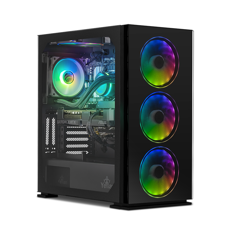 Yeyian Gaming PC Yari 24F0B-4601U - Core i5 12400F - 16GB DDR4 - RTX 4060 - SKU YPI-YA24F0B-4601U