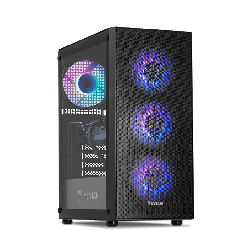 Yeyian Gaming PC Yumi 24F0B-4602U - Core i5 12400F - 16GB DDR5 - RTX 4060 - SKU YPI-YU24F0B-4602U