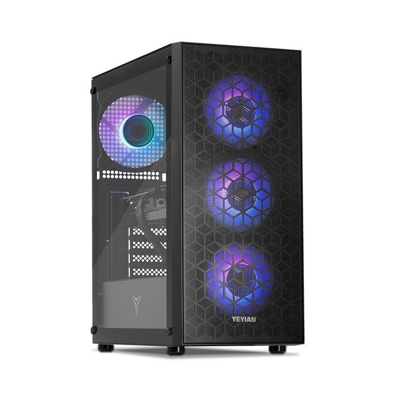 Yeyian Gaming PC Yumi 44F0C-4601N - Core i5 14400F - 32GB DDR4 - RTX 4060 - SKU: YPI-YU44F0C-4601N