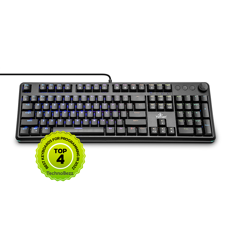 Yeyian Asward Series 3000 TKL Gaming Keyboard - Blue Switch - SKU YTM-28208B-EN