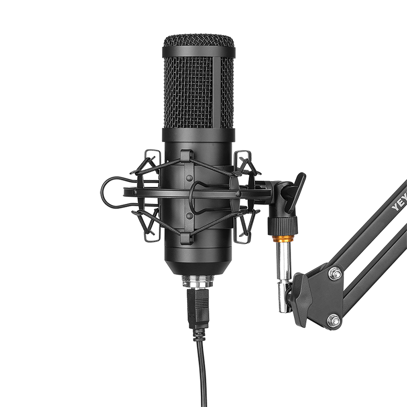 Yeyian Microfono Condensador Kit para Streaming Agile Negro Modelo YSA-UCMQ-01