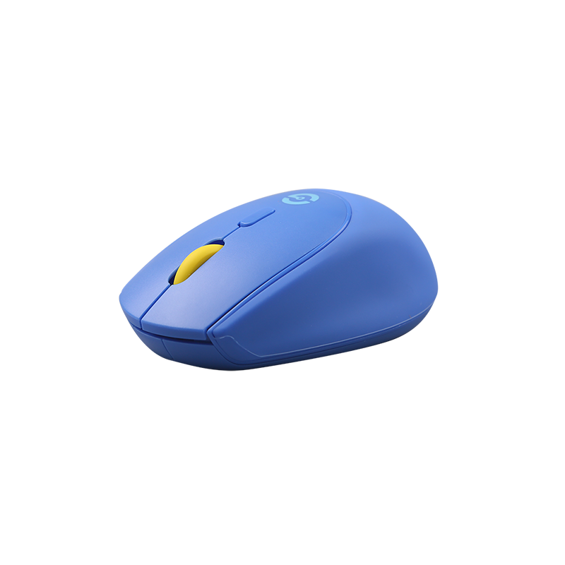 Getttech Mouse Ergonómico Inalámbrico, 1,600 DPI, USB-A, Azul- Modelo: GAC-24406B