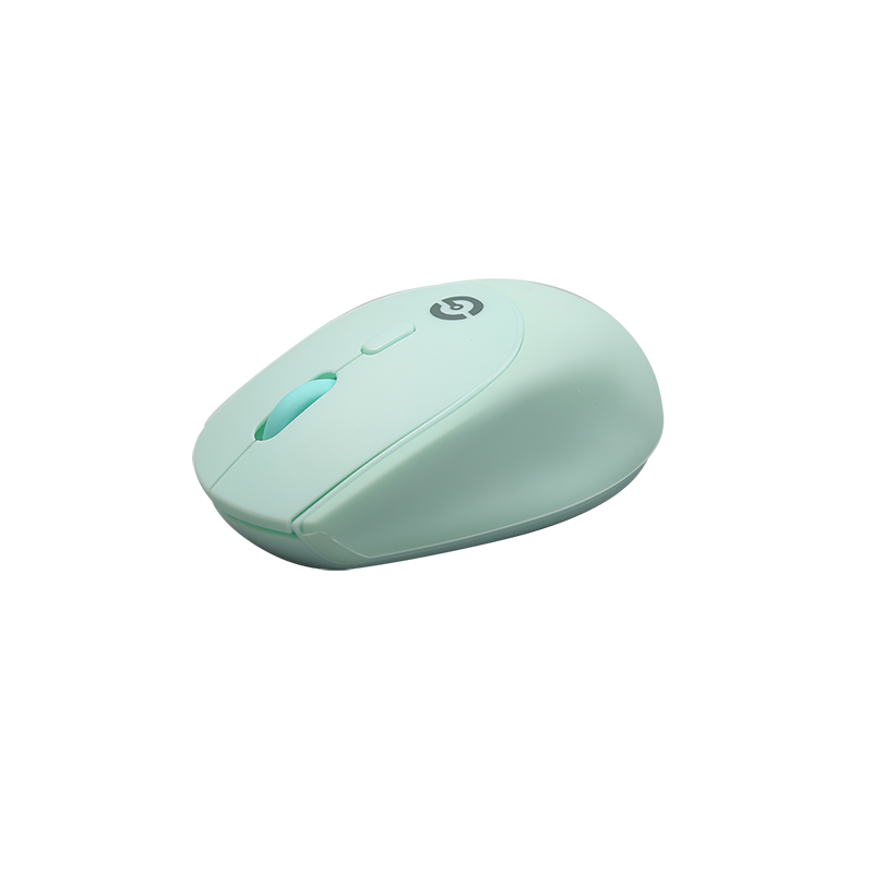 Getttech Mouse Ergonómico Inalámbrico, 1,600 DPI, USB-A, Menta- Modelo: GAC-24408M