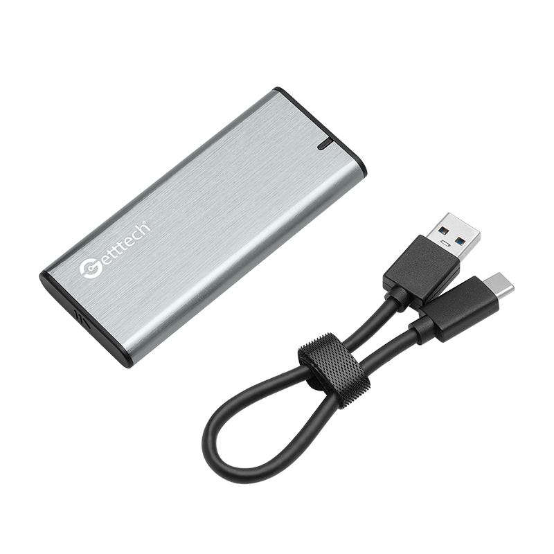 Getttech Gabinete de Disco Duro SSD M.2 SATA - Modelo: GCE-M231-01