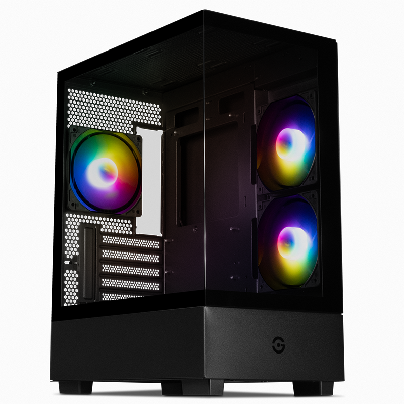 Getttech Gaming Gabinete Fish Tank - Modelo: GCM-550AC-02