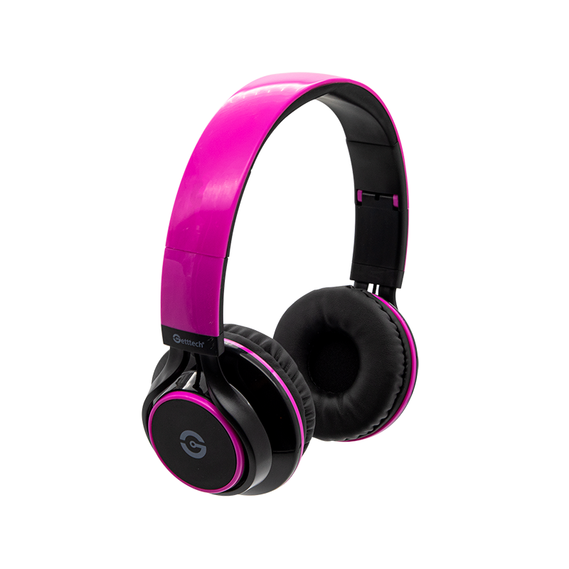 Getttech Diadema Sonority Rosa - Modelo GH-3100P