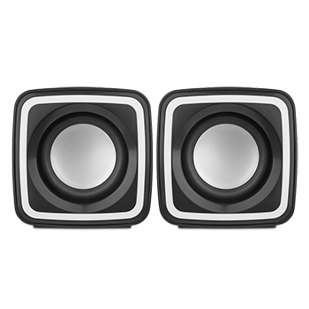 Getttech Mini Bocinas RGB, Alámbrica, USB-A/3.5mm con Controlador de Volumen - Modelo: GUS-ESRWR-01