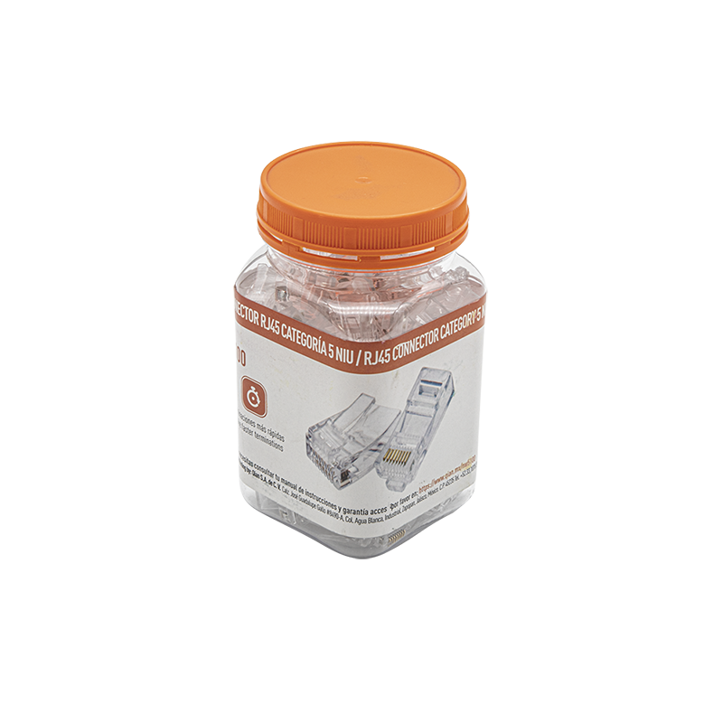 Qian Conectores Cat5e RJ45 Niu - Modelo: NW5100