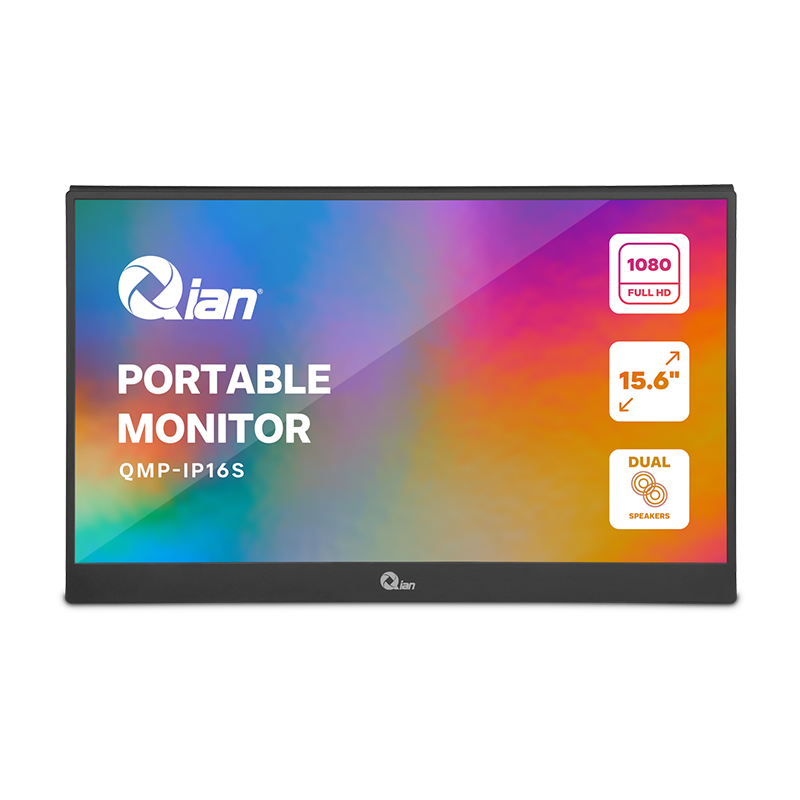 Qian Monitor Portátil FHD IPS 15.6 60Hz con Bocinas Integradas- Modelo: QMP-IP16S