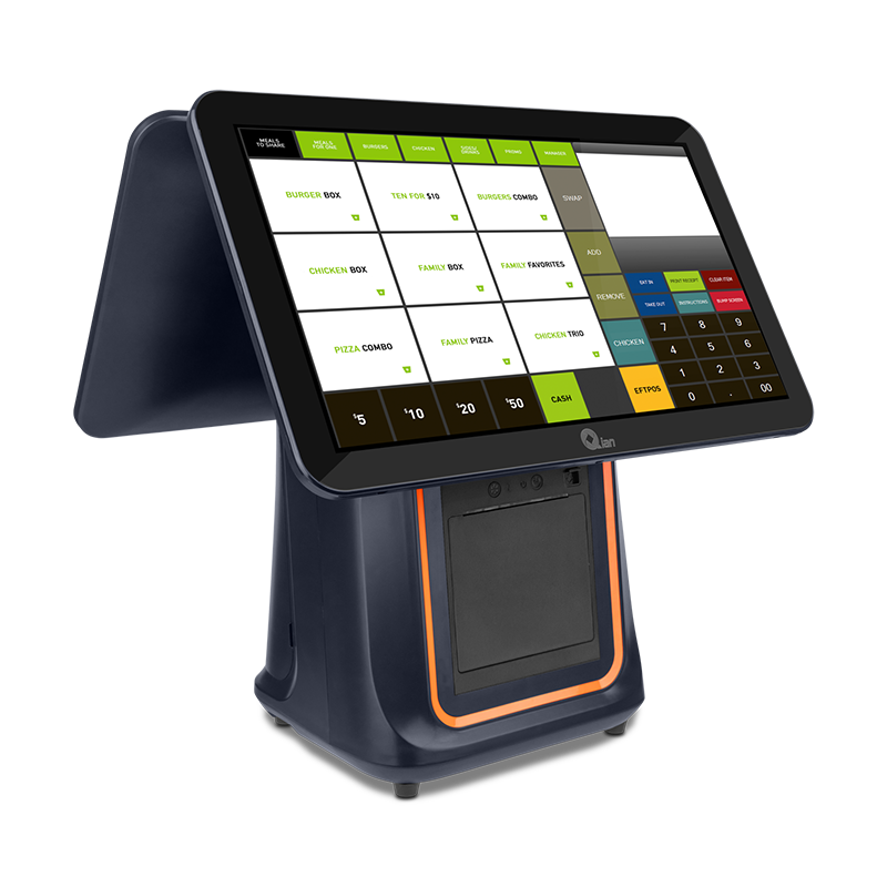 Qian Sistema POS de Pantalla Dual 15.6", Android 11, 2GB RAM, 16GB eMMC - Modelo: QOS-A09TC-01