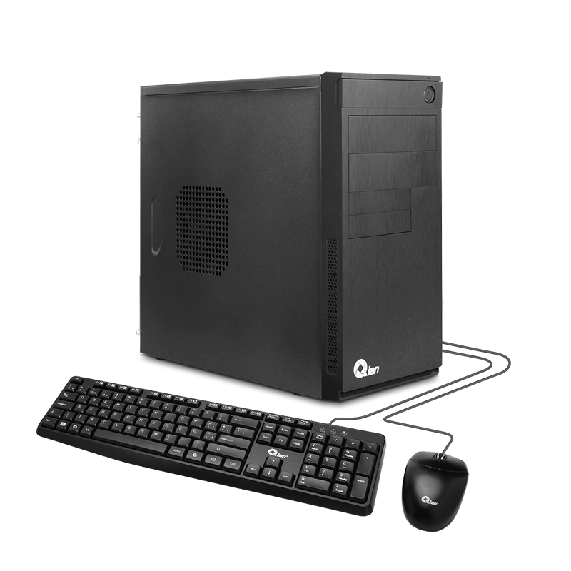Qian Computadora PC OPCX12-03 - Core i3 12100F - 16GB DDR4 - 480GB SSD -  WIFI - SKU: QPI-OPCX12-03