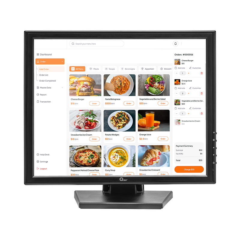 Qian Monitor Touch Tiago 17" LED 60Hz 5ms - Modelo: QPM-T17-01