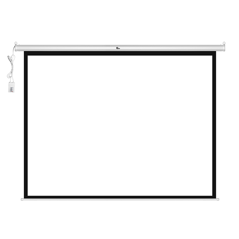 Qian Pantalla de Proyección Eléctrica 120", Incluye Control Remoto - Modelo: QXS-1E120