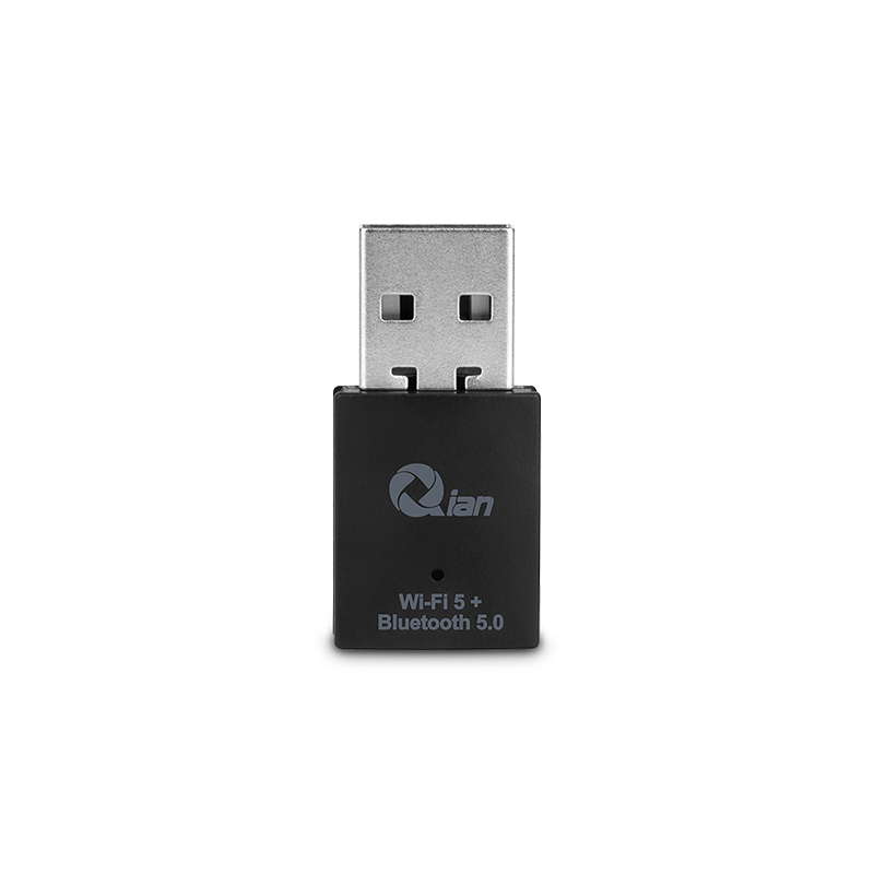 Qian Adaptador de Red USB, Bluetooth, Doble Banda 2.4/5 GHz - Modelo: QYW-033WB
