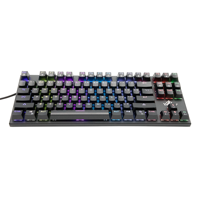 Yeyian Teclado Gamer Spark Serie 2000, Mecánico, RGB, Switch Azul - Modelo: YAT1804
