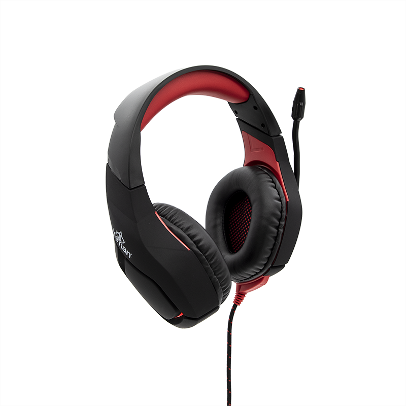 Yeyian Headset Gamer Wicked Serie 3000, Alámbrico, USB-A, Contro de Volúmen Ajustable, Negro/Rojo - Modelo: YDW-33402