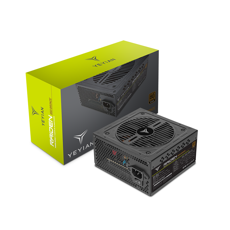 Yeyian Power Supply Raiden 650W 80 Plus Bronze Non-Modular - SKU: YFB-65000-01