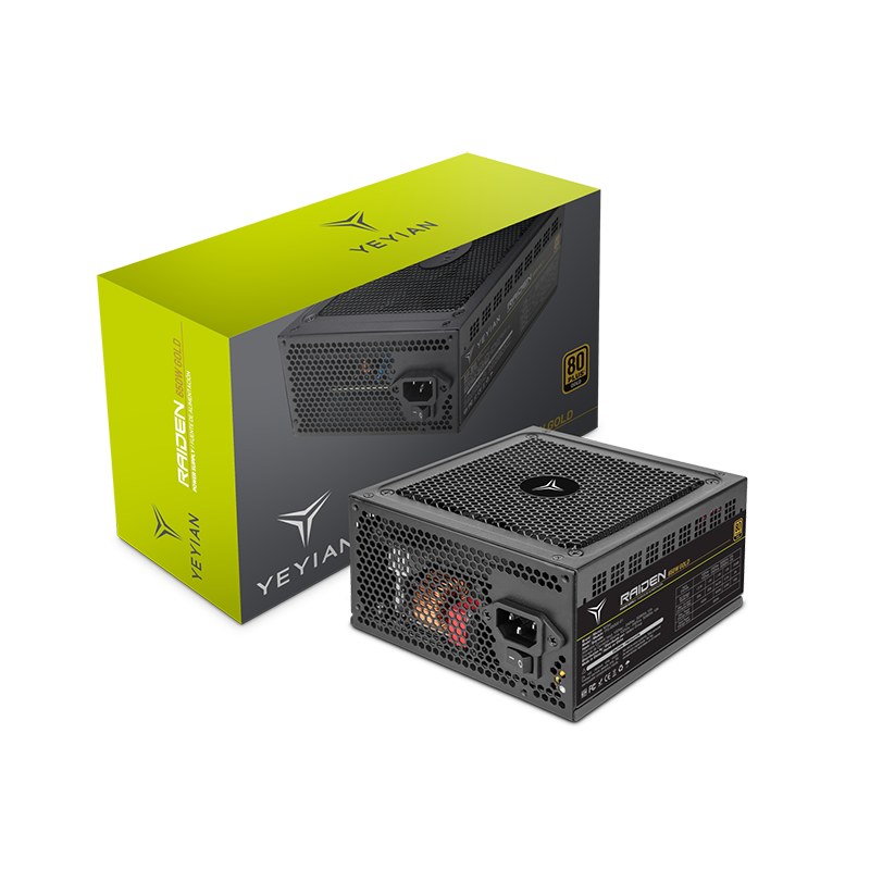 Yeyian Power Supply Raiden 650W 80 Plus Gold Semi-Modular - SKU: YFG-65002-01