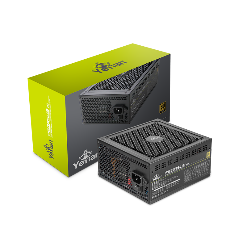 Yeyian Fuente de Poder 80 Oro 850W - PCI-E Gen 5 - ATX 3.0 Ver - Pegasus - Modelo: YFG-85031-01