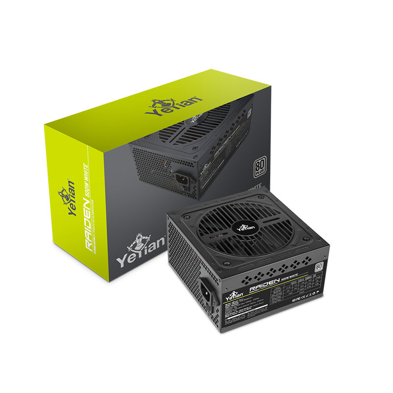 Yeyian Fuente de Poder Raiden, 500W 80 Plus White, ATX 2.0 Non-Modular - SKU: YFW-50020-01