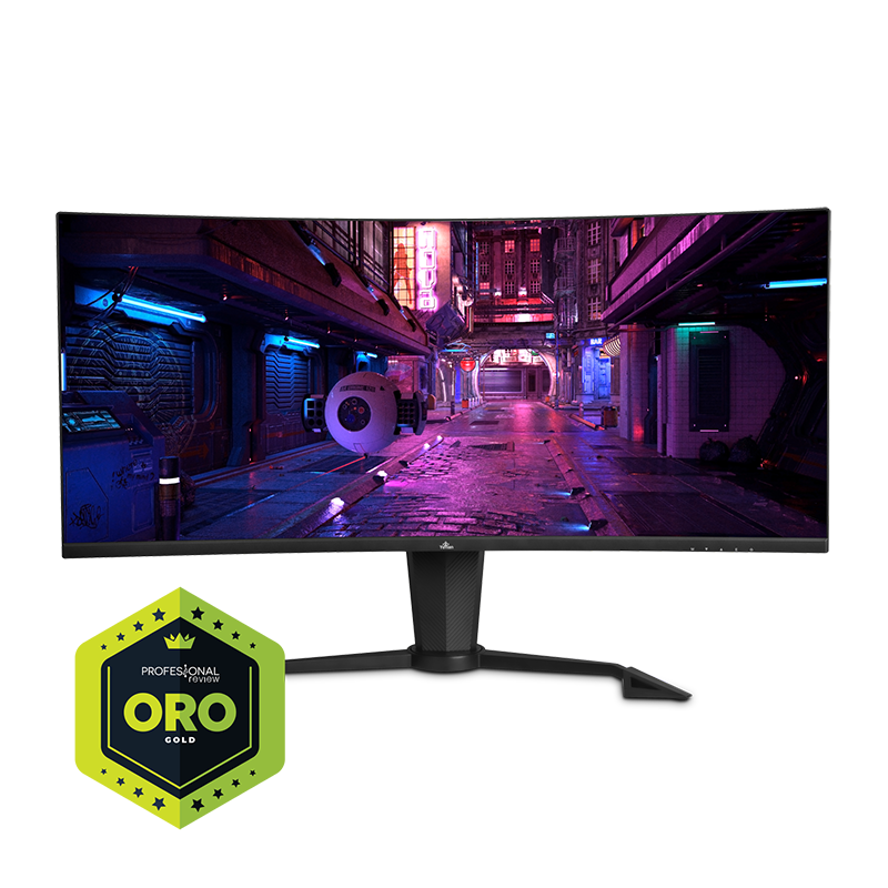 Yeyian Monitor Gamer Ultra Ancho Curvo 34" 2K Sigurd 4000 - Modelo: YMC-VA34-01