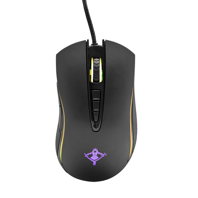 Yeyian Mouse Gamer Gram Serie 2000, Alámbrico, USB-A, 6,400 DPI, Negro - Modelo: YMG-24110N