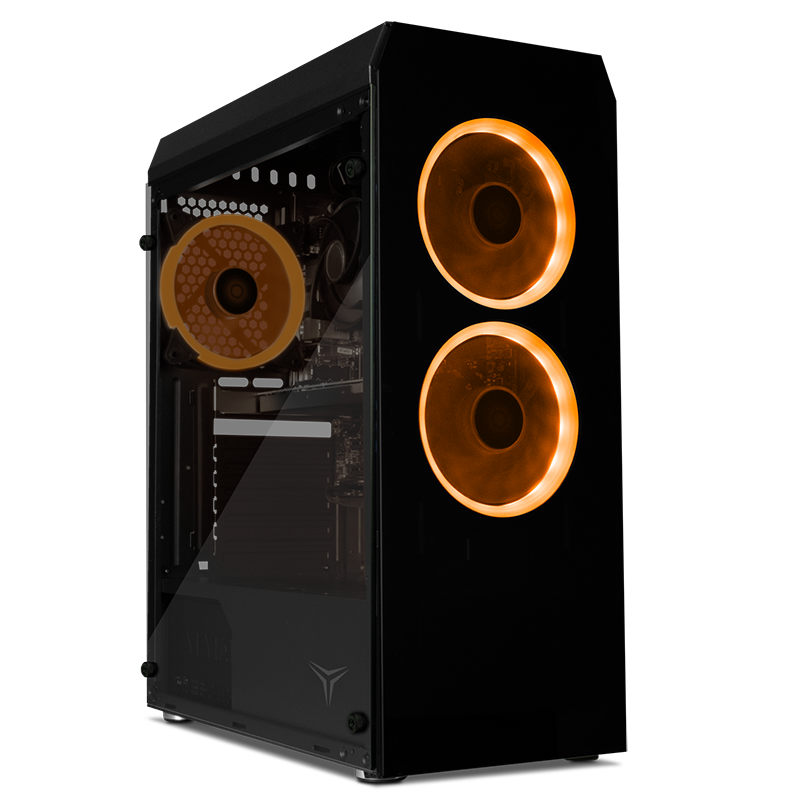 Yeyian Computadora Gamer Krypton 4500B-5501M - Ryzen 5 4500 - RX550 - 16GB DDR4 - Modelo: YPA-KR4500B-5501M