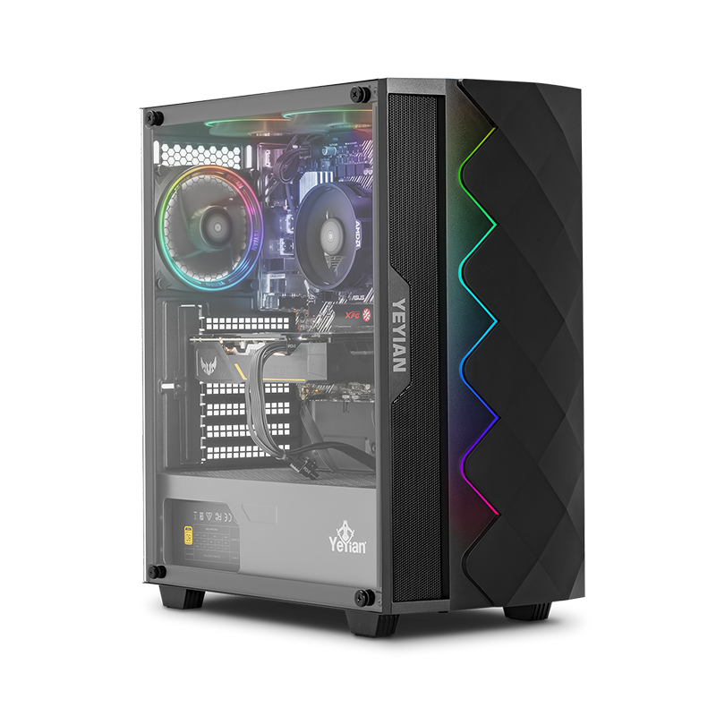 Yeyian Gaming PC Shoge R02 - Ryzen 5 5600G - 8GB DDR 4 - RTX 3050 - SKU: YPB-SHO-R02