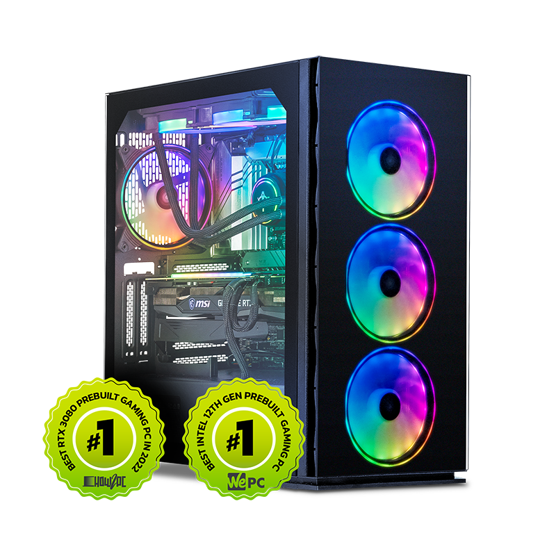 Yeyian Computadora Gamer Yari X21 - Core i9 12900KF - 32GB  DDR 5 -  RTX 3080 - Modelo: YPB-YAR-X21