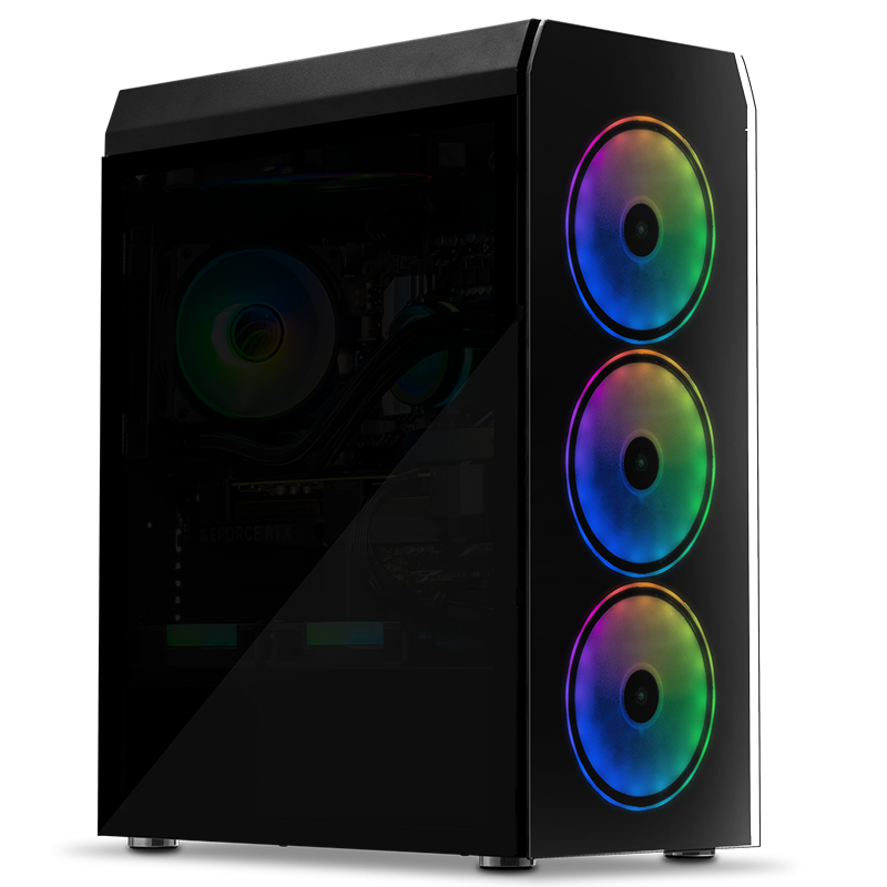 Yeyian Computadora Gamer Krypton 107KFB-16S1M - Core i7 10700KF - GTX 1660 Super - 16GB DDR4 - Modelo: YPI-KR107KFB-16S1M